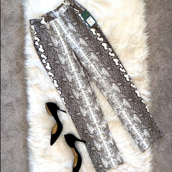 Snake Print XS Pants NWT - Picture 1 of 3